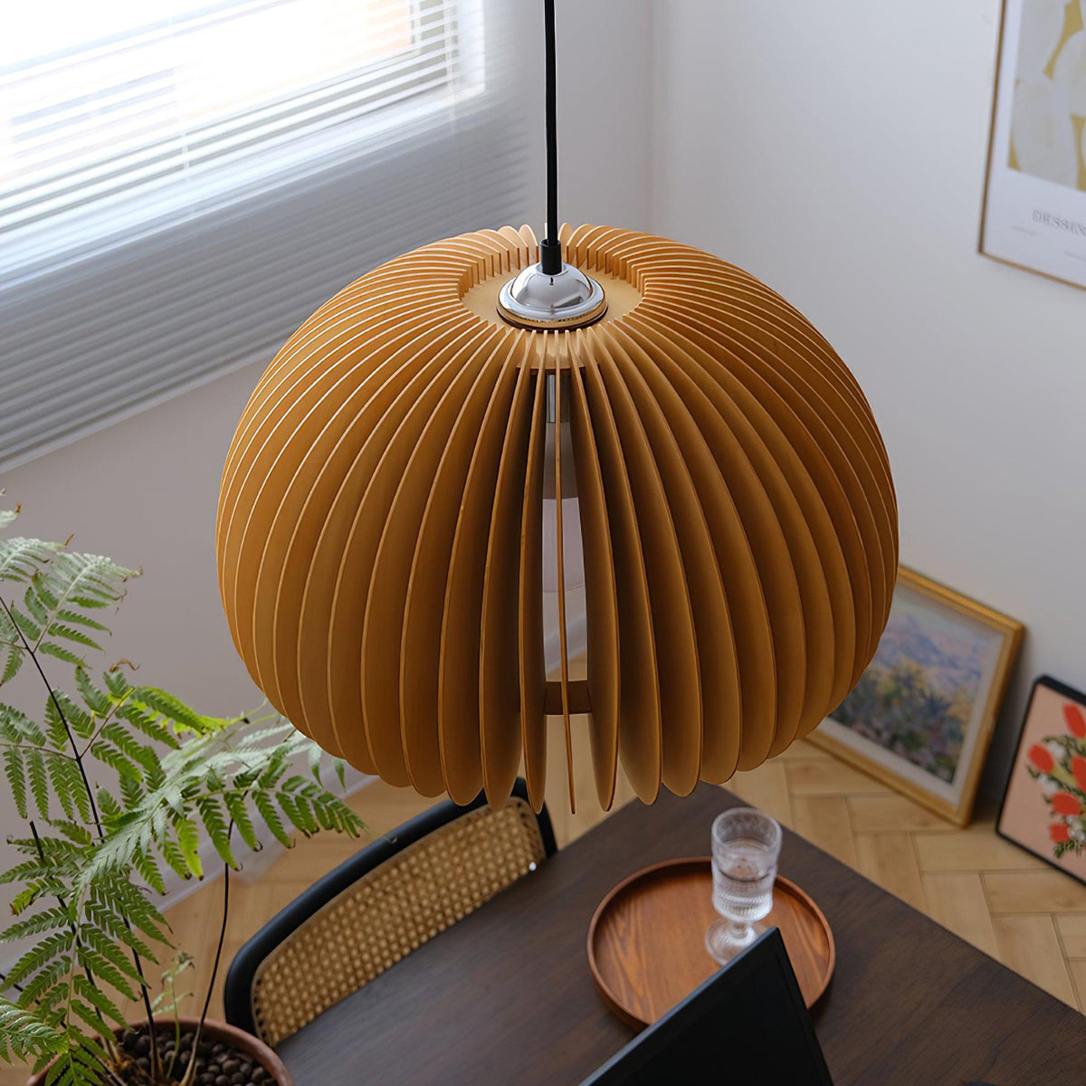 Aneko Pumpkin Pendant Lamp — product view 4