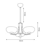 Larenta Rico Glass Chandelier — product view 5