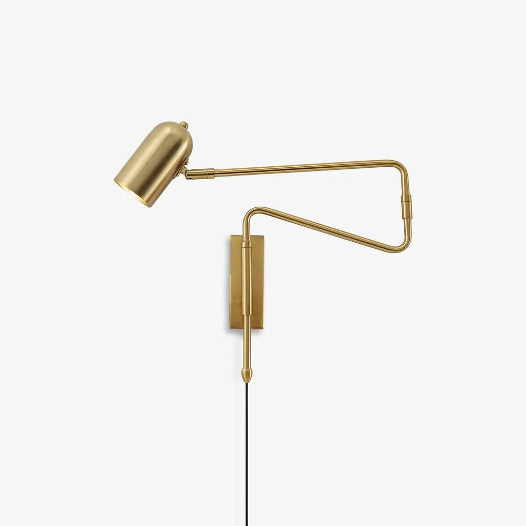 Adjustable Arm Plug In Wall Lamp – product view 1