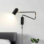 Adjustable Arm Plug In Wall Lamp – product view 4
