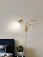 Adjustable Arm Plug In Wall Lamp – product view 7