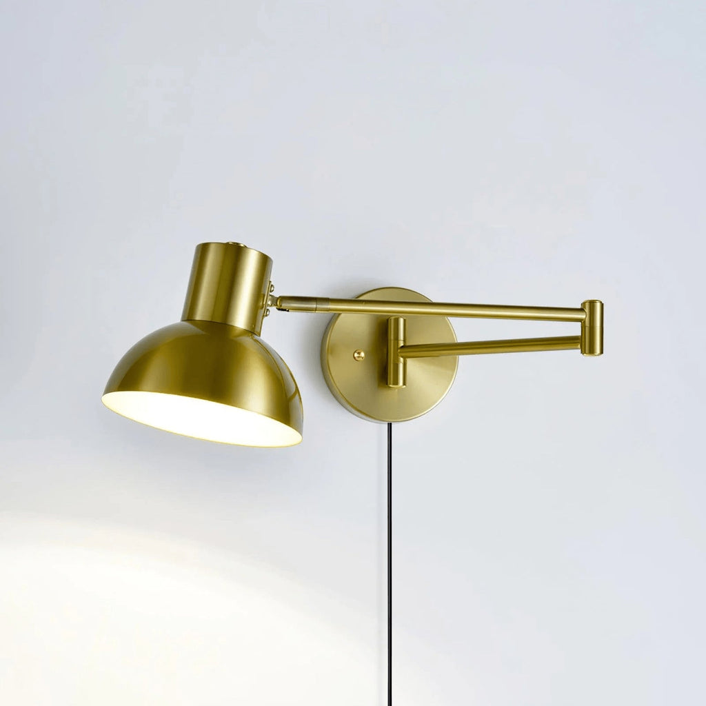 Adjustable Arm Plug In Wall Lamp – product view 12