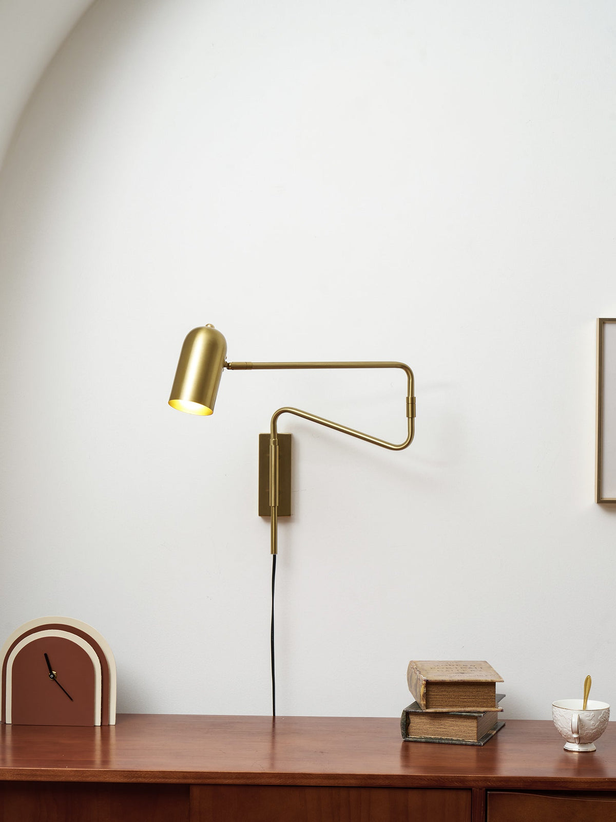 Adjustable Arm Plug In Wall Lamp – product view 21