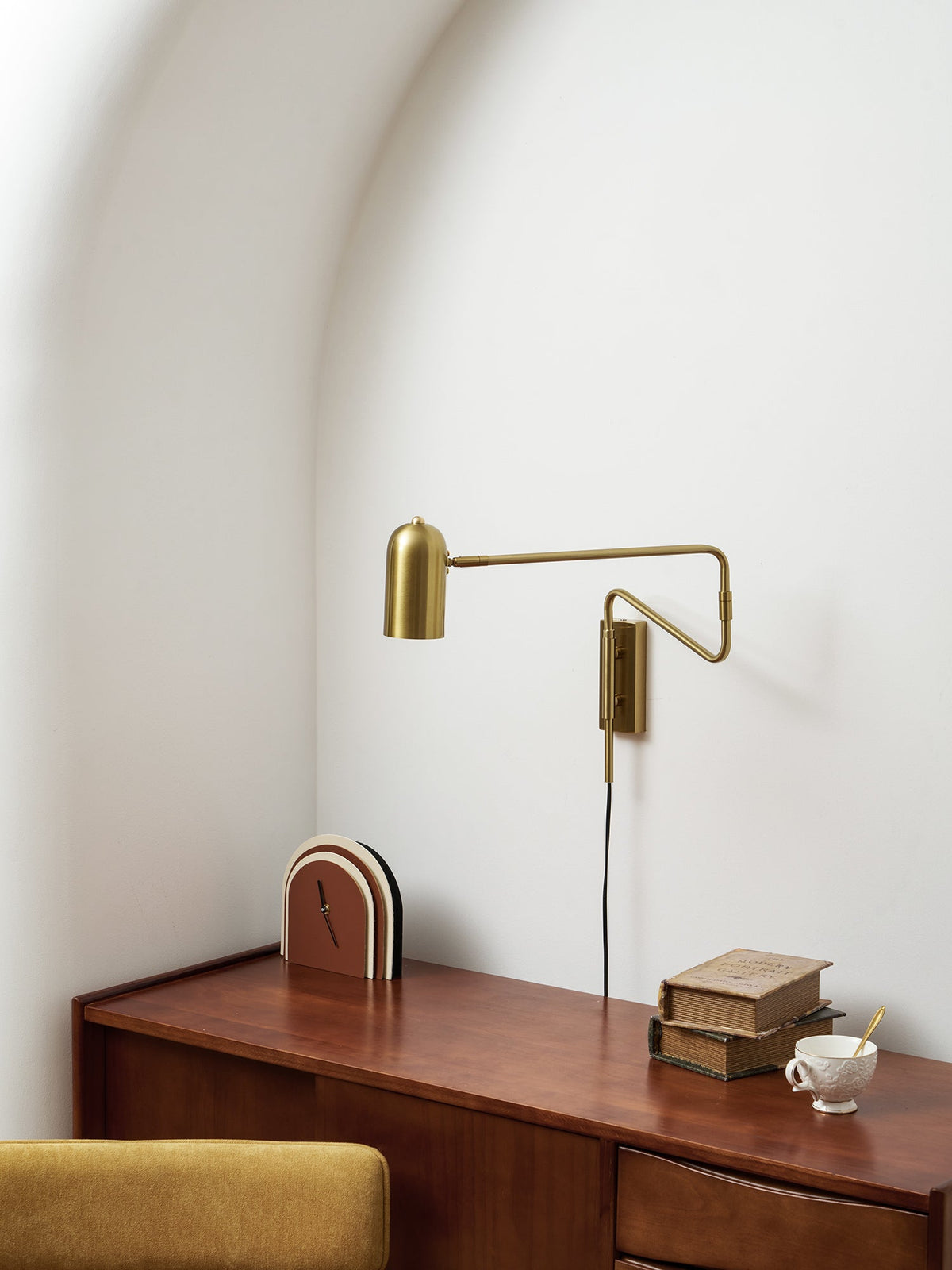 Adjustable Arm Plug In Wall Lamp – product view 22