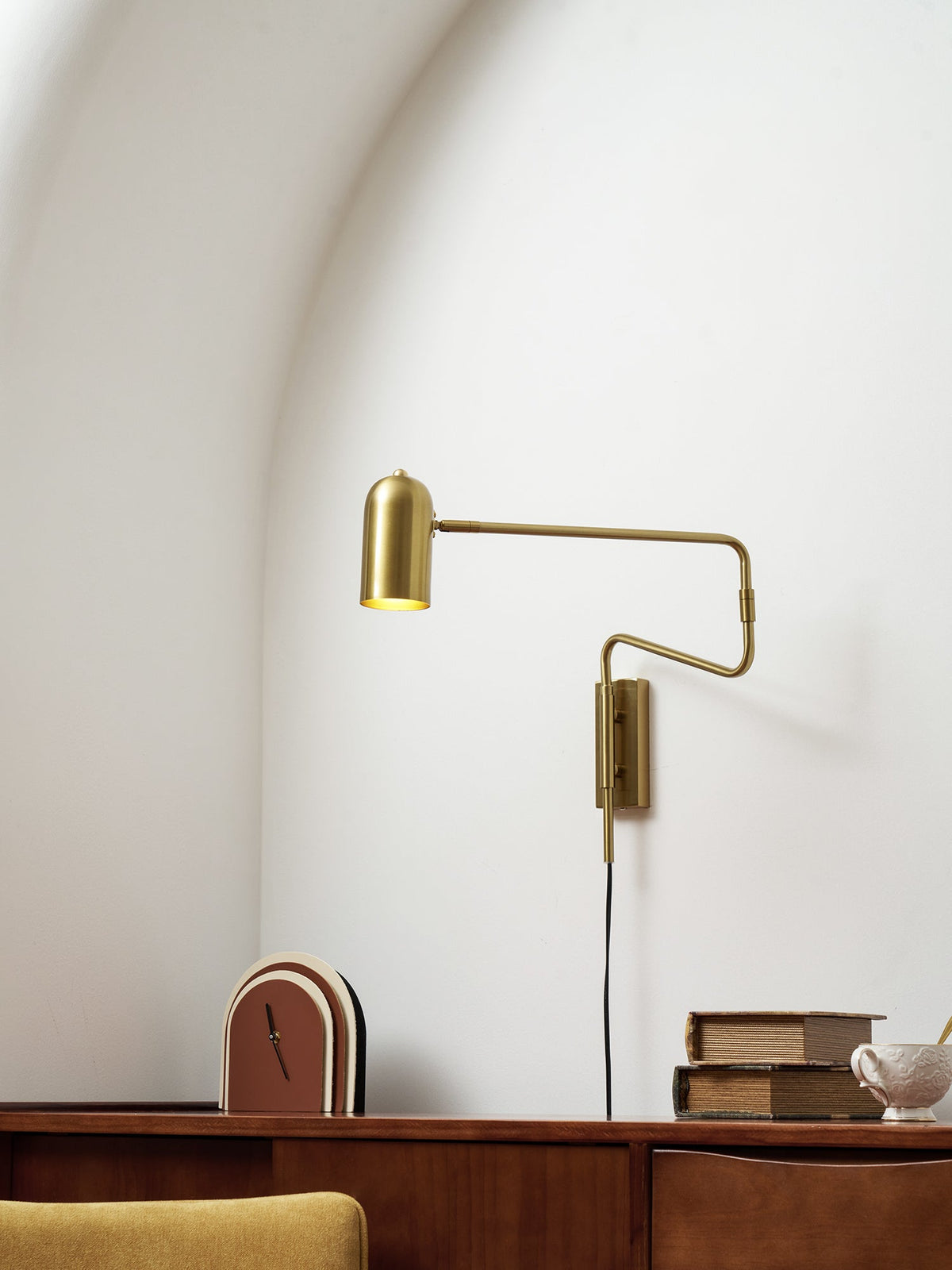 Adjustable Arm Plug In Wall Lamp – product view 23