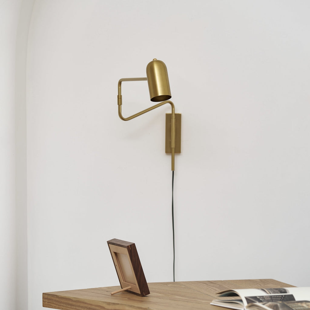 Adjustable Arm Plug In Wall Lamp – product view 28