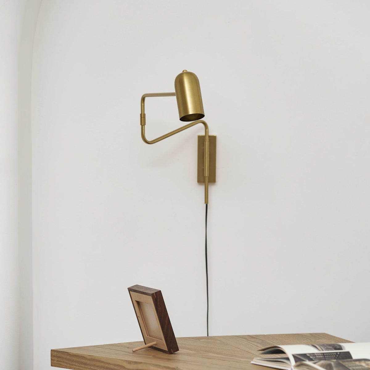 Adjustable Arm Plug In Wall Lamp – product view 28