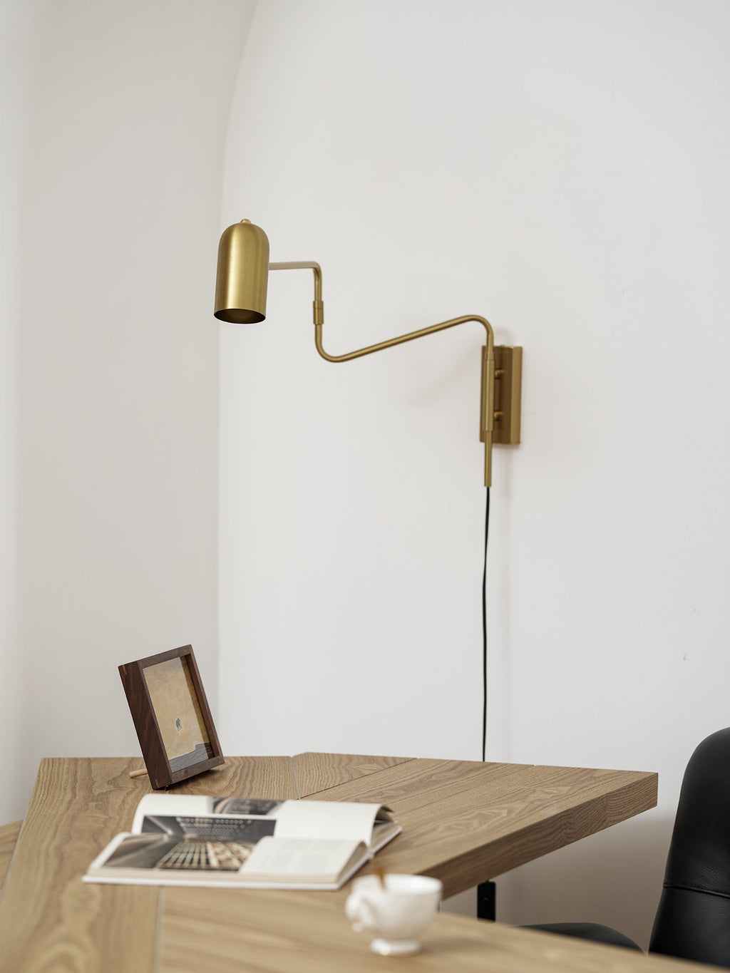 Adjustable Arm Plug In Wall Lamp – product view 29