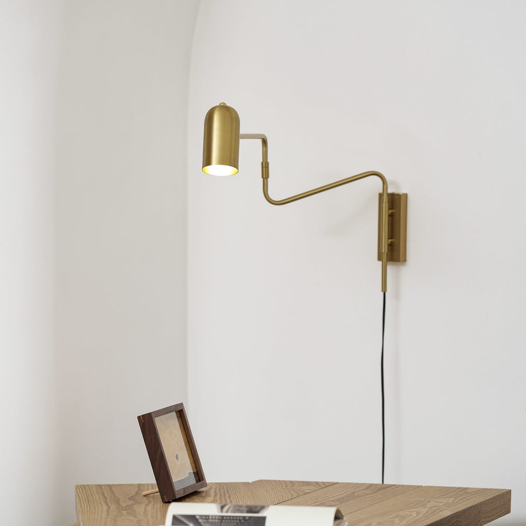 Adjustable Arm Plug In Wall Lamp – product view 31