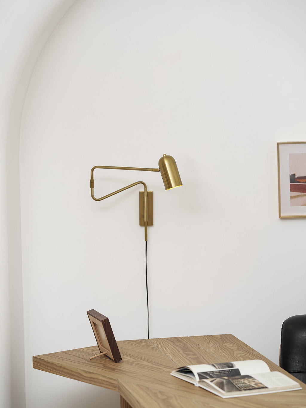 Adjustable Arm Plug In Wall Lamp – product view 32