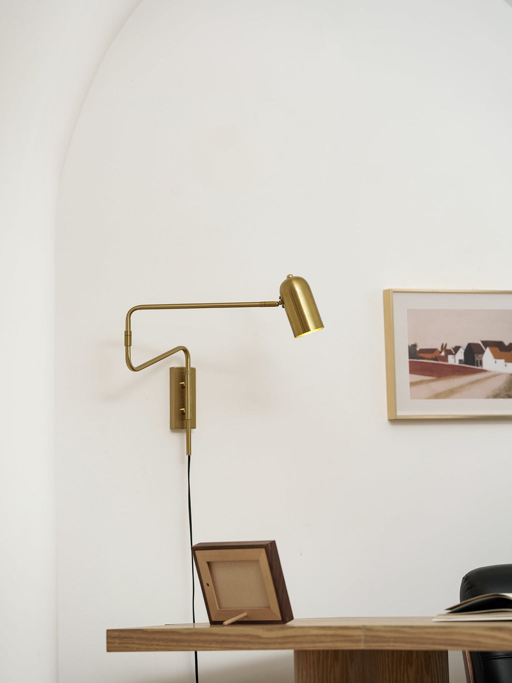 Adjustable Arm Plug In Wall Lamp – product view 33