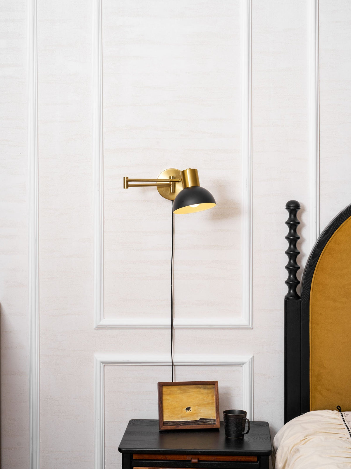 Adjustable Arm Plug In Wall Lamp – product view 38