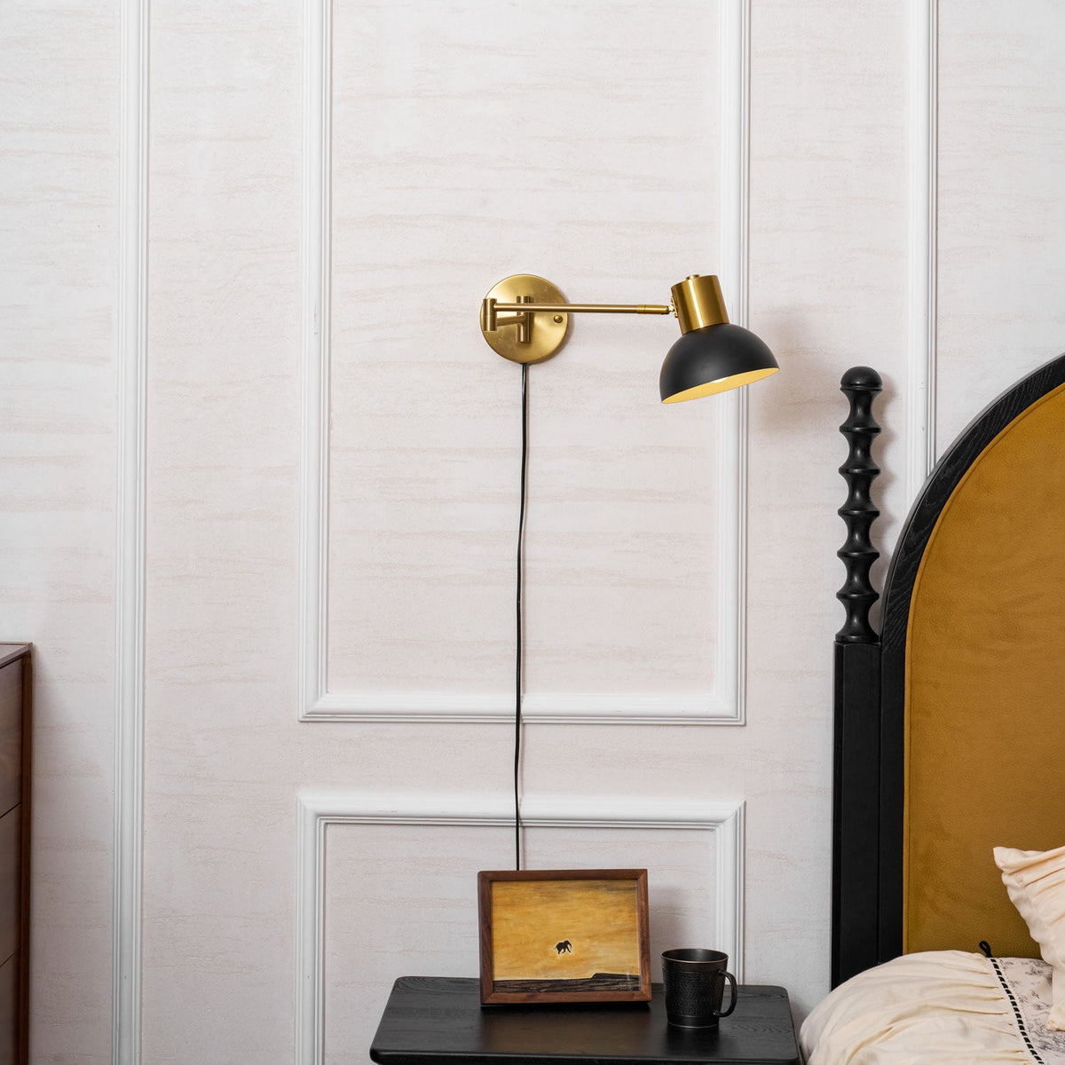 Adjustable Arm Plug In Wall Lamp – product view 41