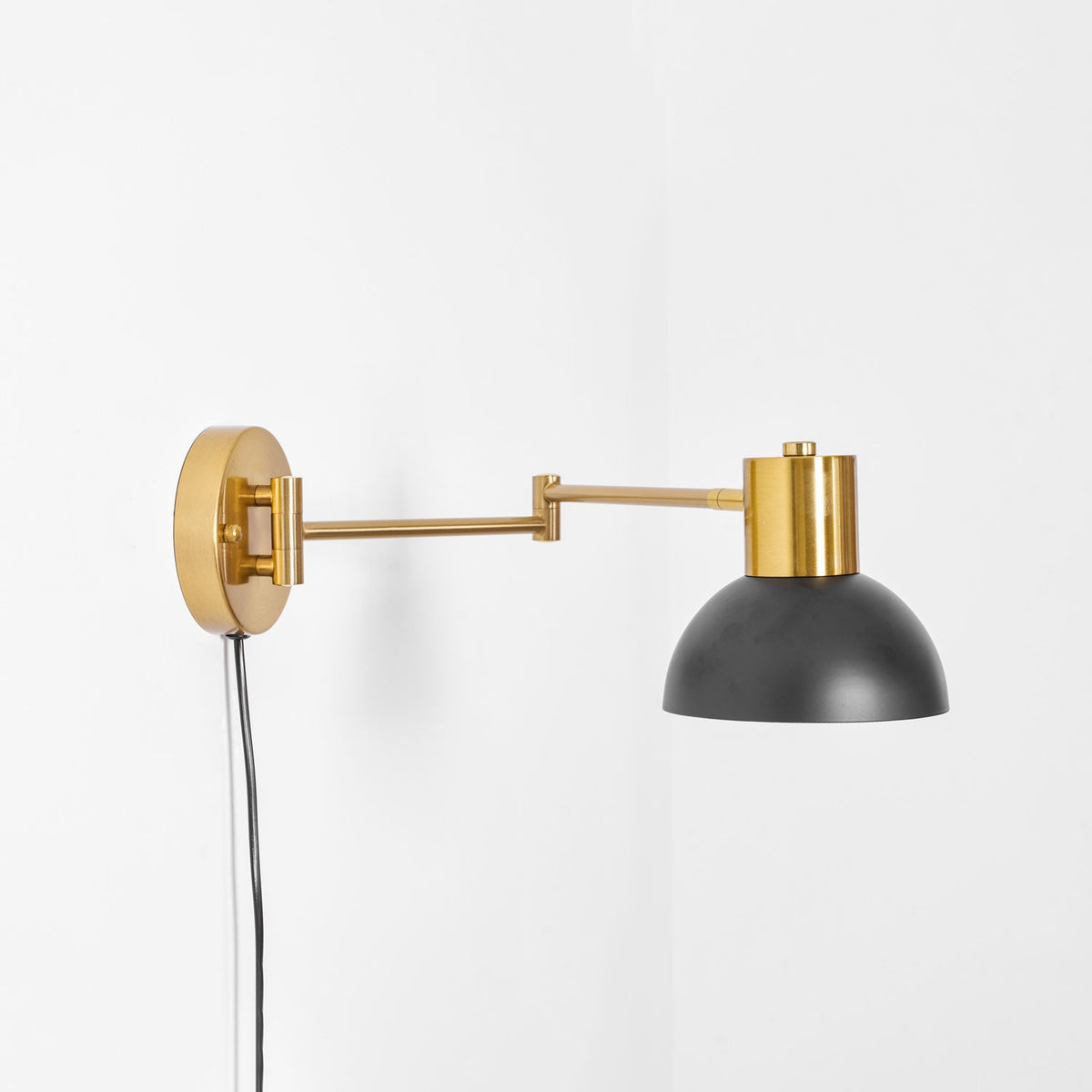 Adjustable Arm Plug In Wall Lamp – product view 45