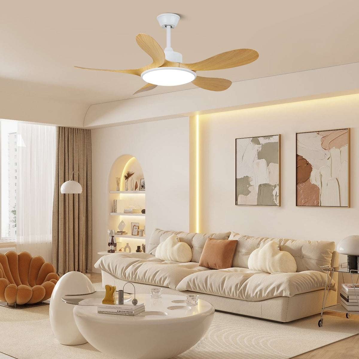 Brinley 42"/52" Ceiling Fan Light – product view 6
