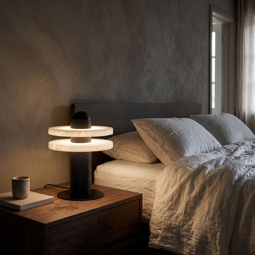 Alabaster Comet Table Lamp – product view 2