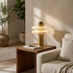 Alabaster Comet Table Lamp – product view 3