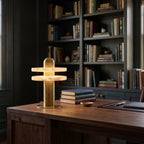 Alabaster Comet Table Lamp – product view 4