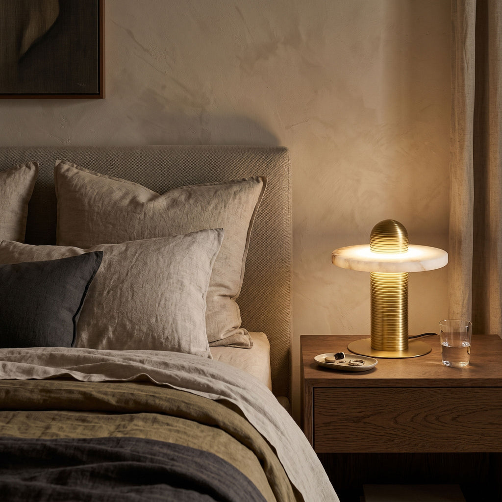 Alabaster Comet Table Lamp – product view 5