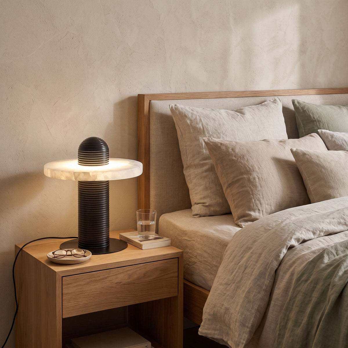 Alabaster Comet Table Lamp – product view 7