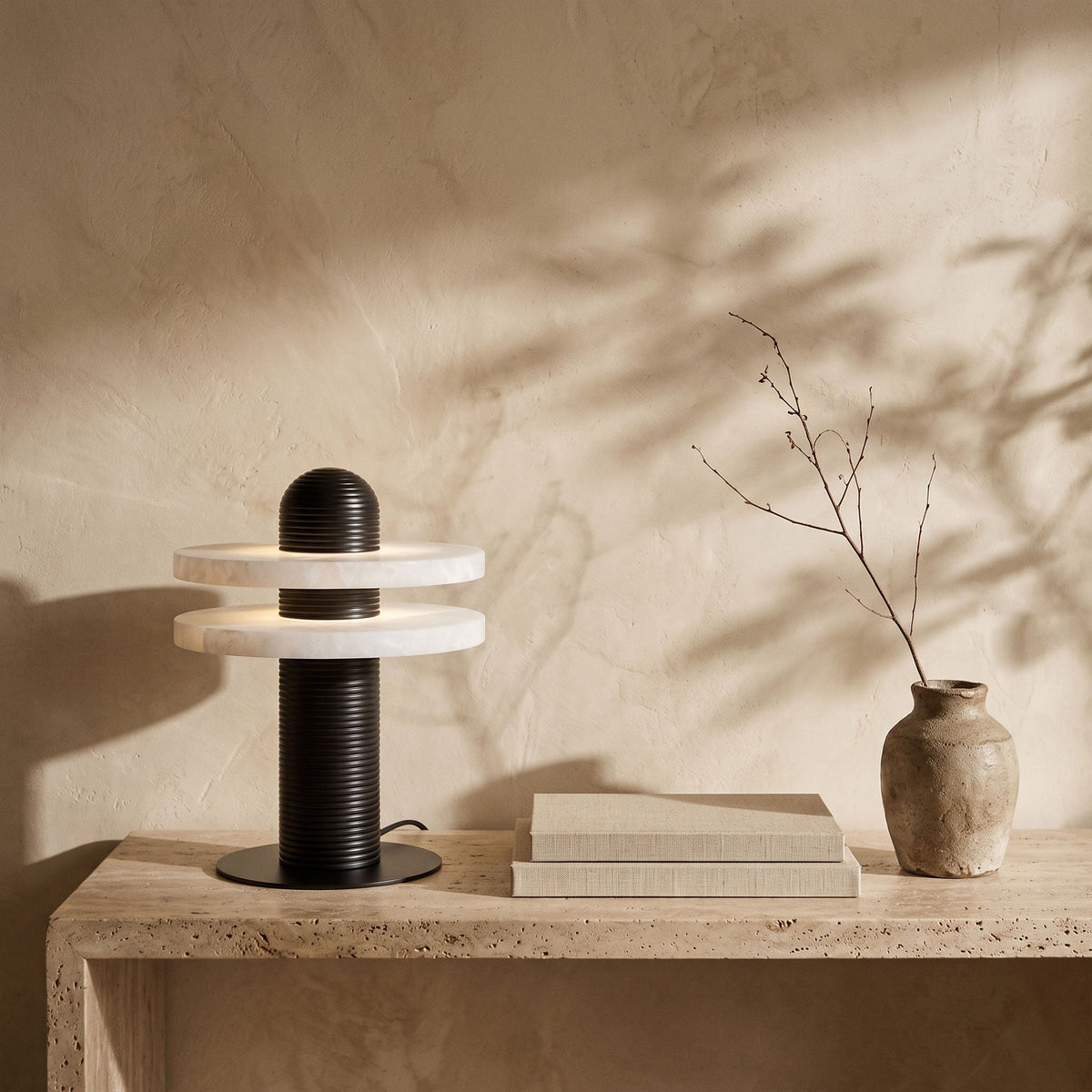 Alabaster Comet Table Lamp – product view 9