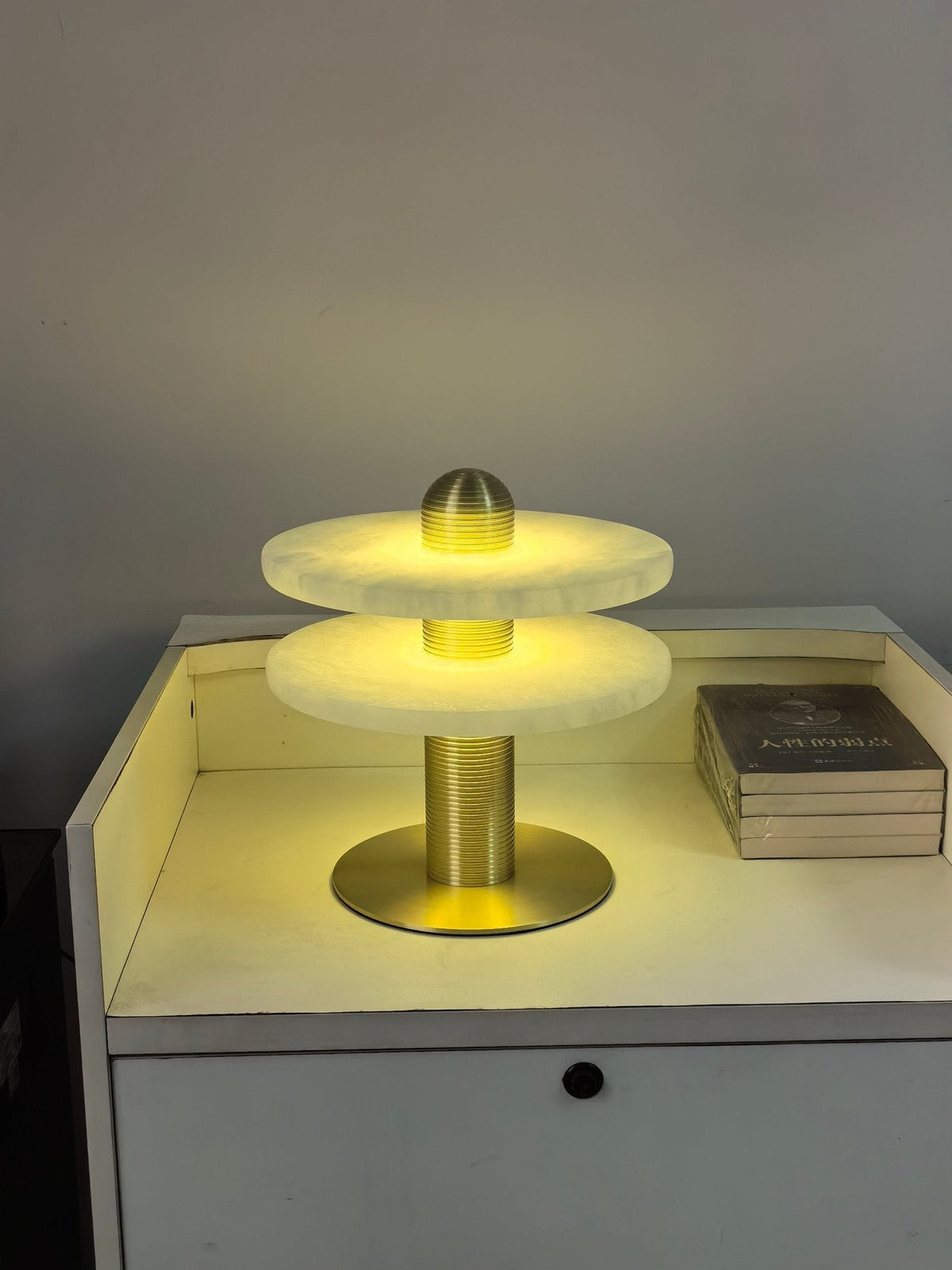 Alabaster Comet Table Lamp – product view 14