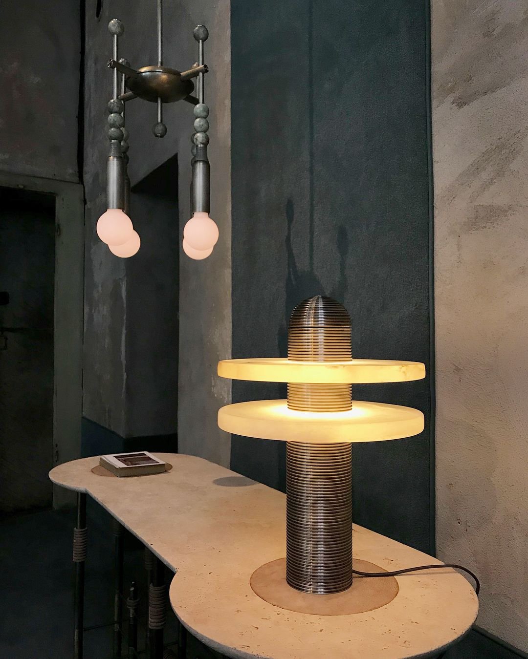 Alabaster Comet Table Lamp – product view 28