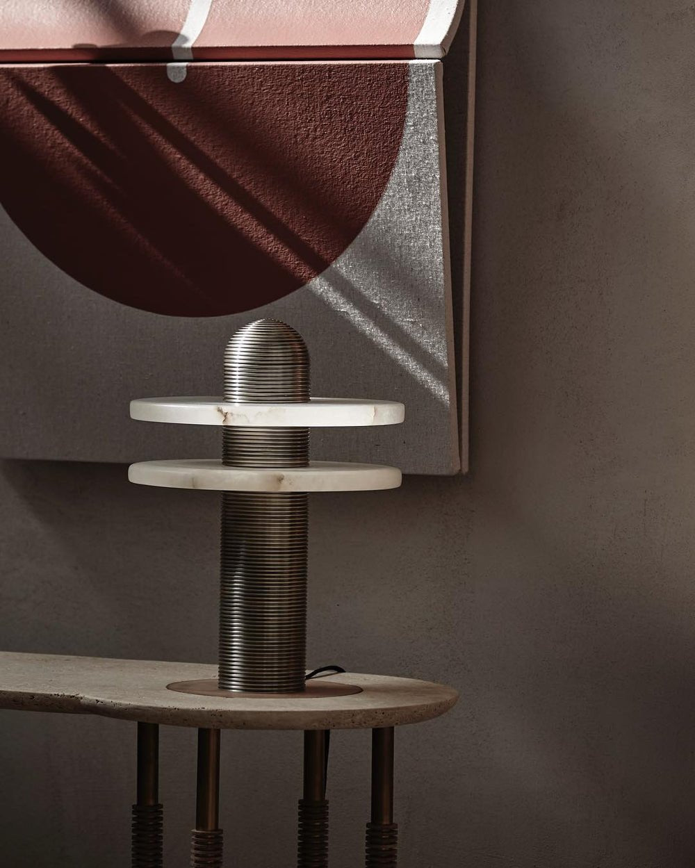 Alabaster Comet Table Lamp – product view 30