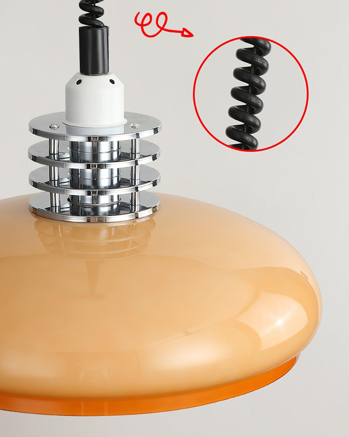 Opale Murano Glass Pendant Lamp — product view 7