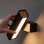Nordic Art Bedroom Wood Wall Lamp — product view 4