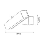 Nordic Art Bedroom Wood Wall Lamp — product view 5