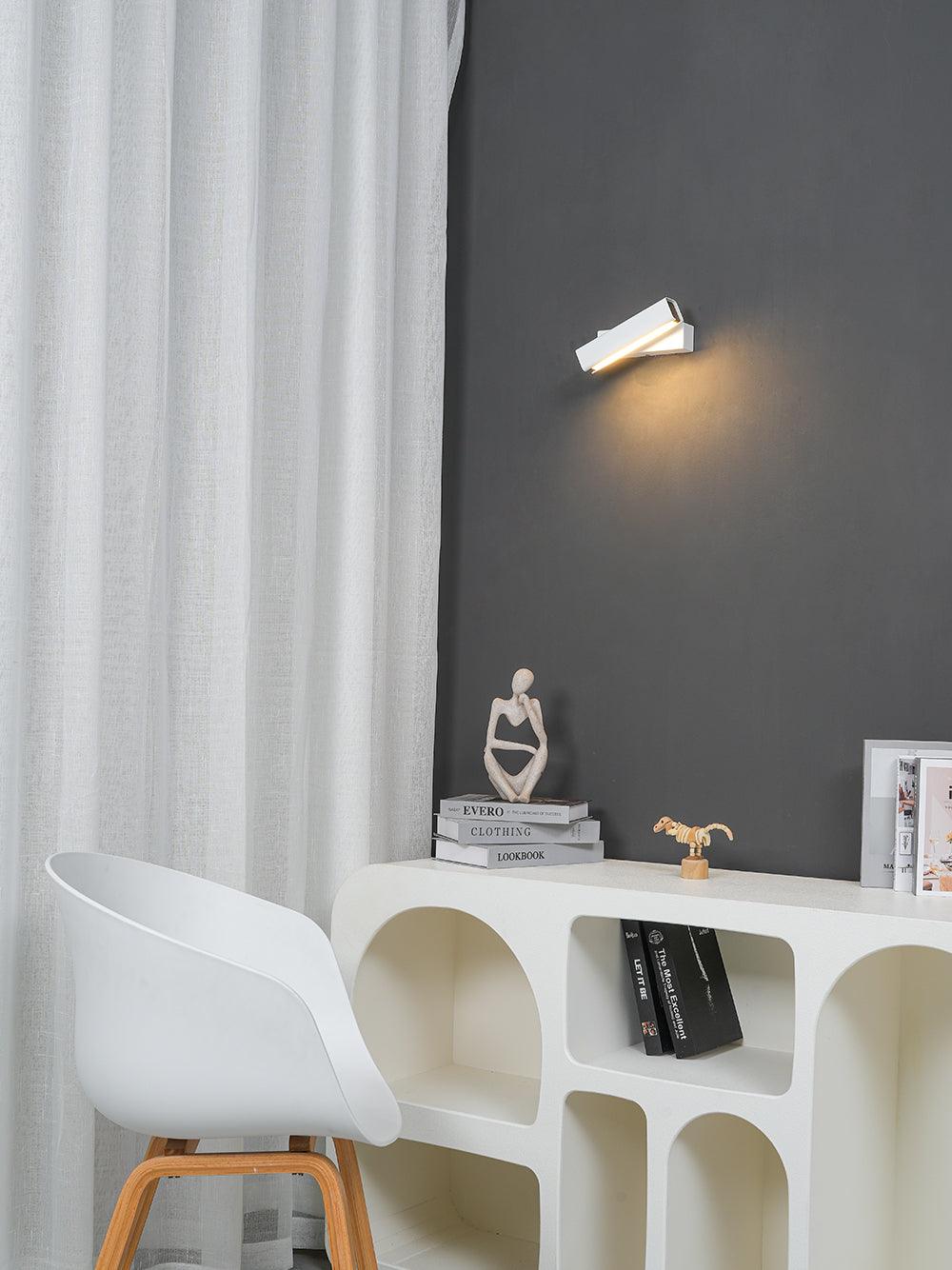 Nordic Art Bedroom Wood Wall Lamp — product view 12