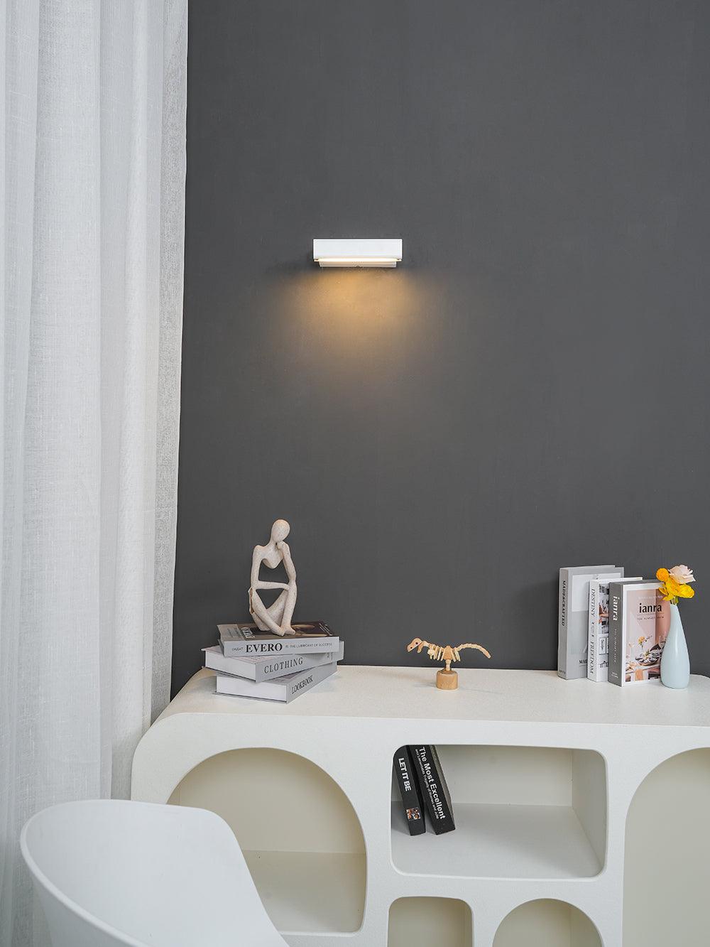 Nordic Art Bedroom Wood Wall Lamp — product view 14