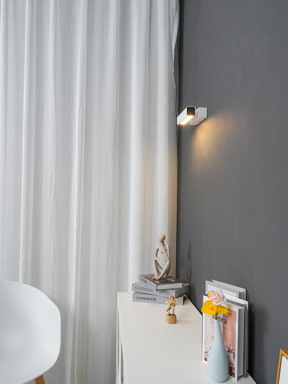 Nordic Art Bedroom Wood Wall Lamp — product view 15