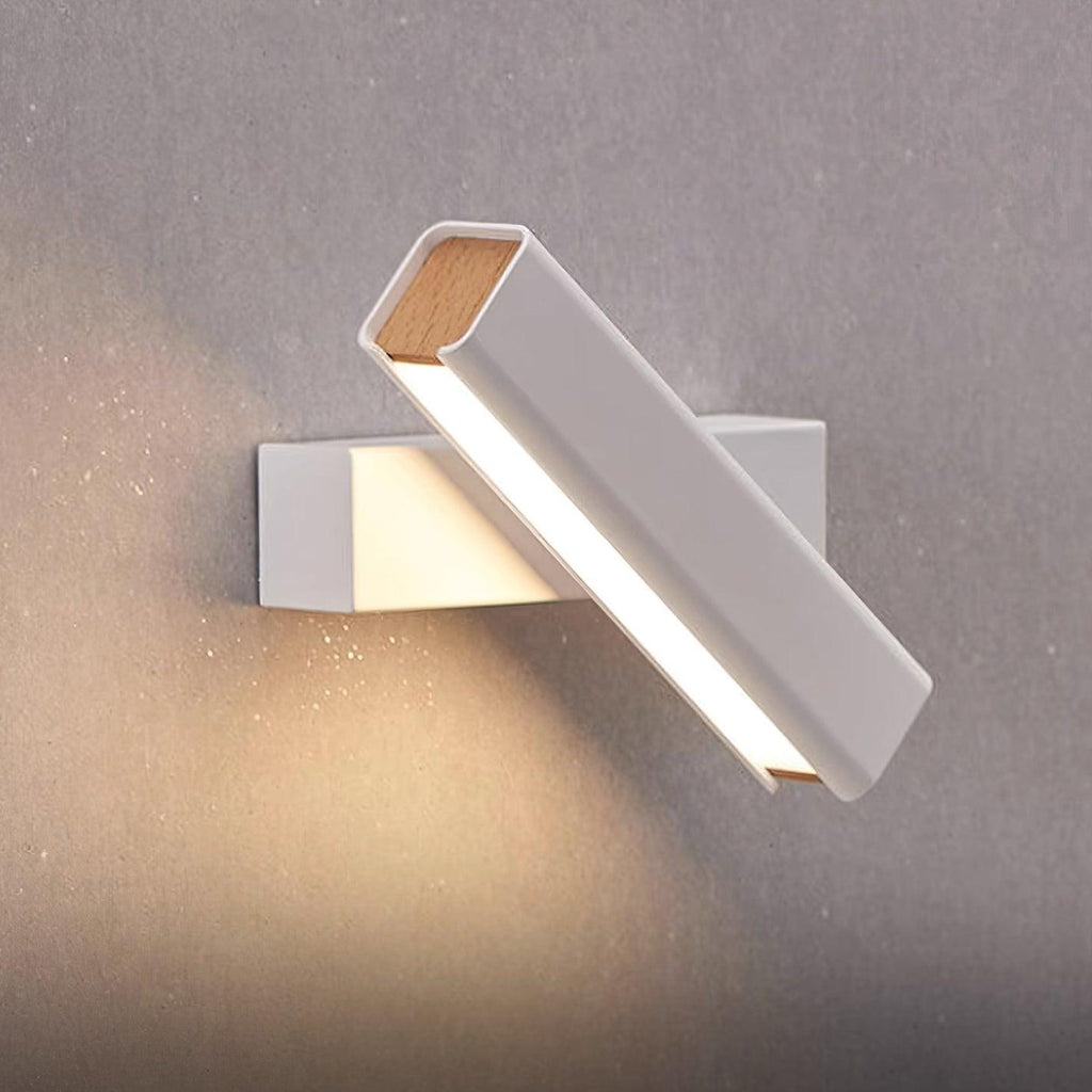 Nordic Art Bedroom Wood Wall Lamp — product view 24