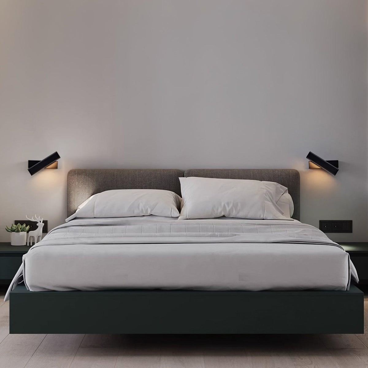 Nordic Art Bedroom Wood Wall Lamp — product view 27