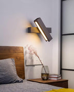 Nordic Art Bedroom Wood Wall Lamp — product view 38