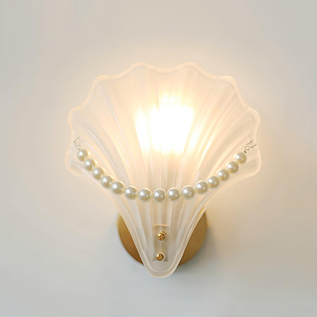 Pearl Shell Glass Wall Lamp — product view 2