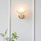Pearl Shell Glass Wall Lamp — product view 3