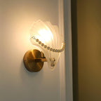 Pearl Shell Glass Wall Lamp — product view 4
