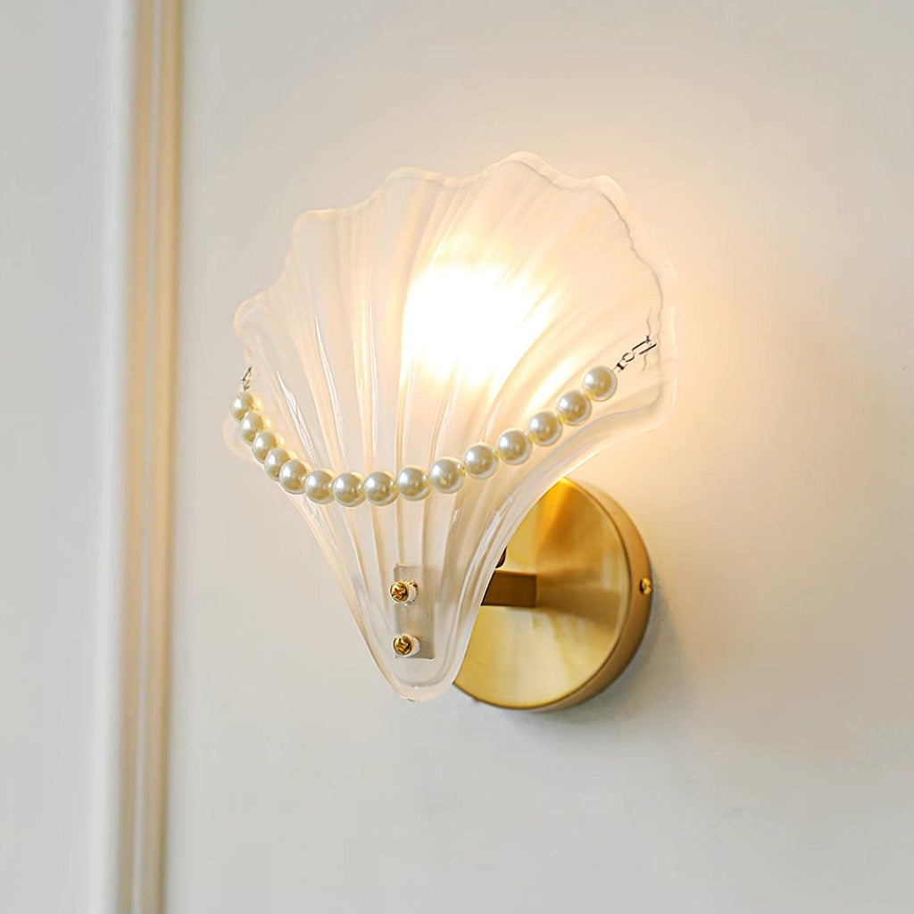 Pearl Shell Glass Wall Lamp — product view 9