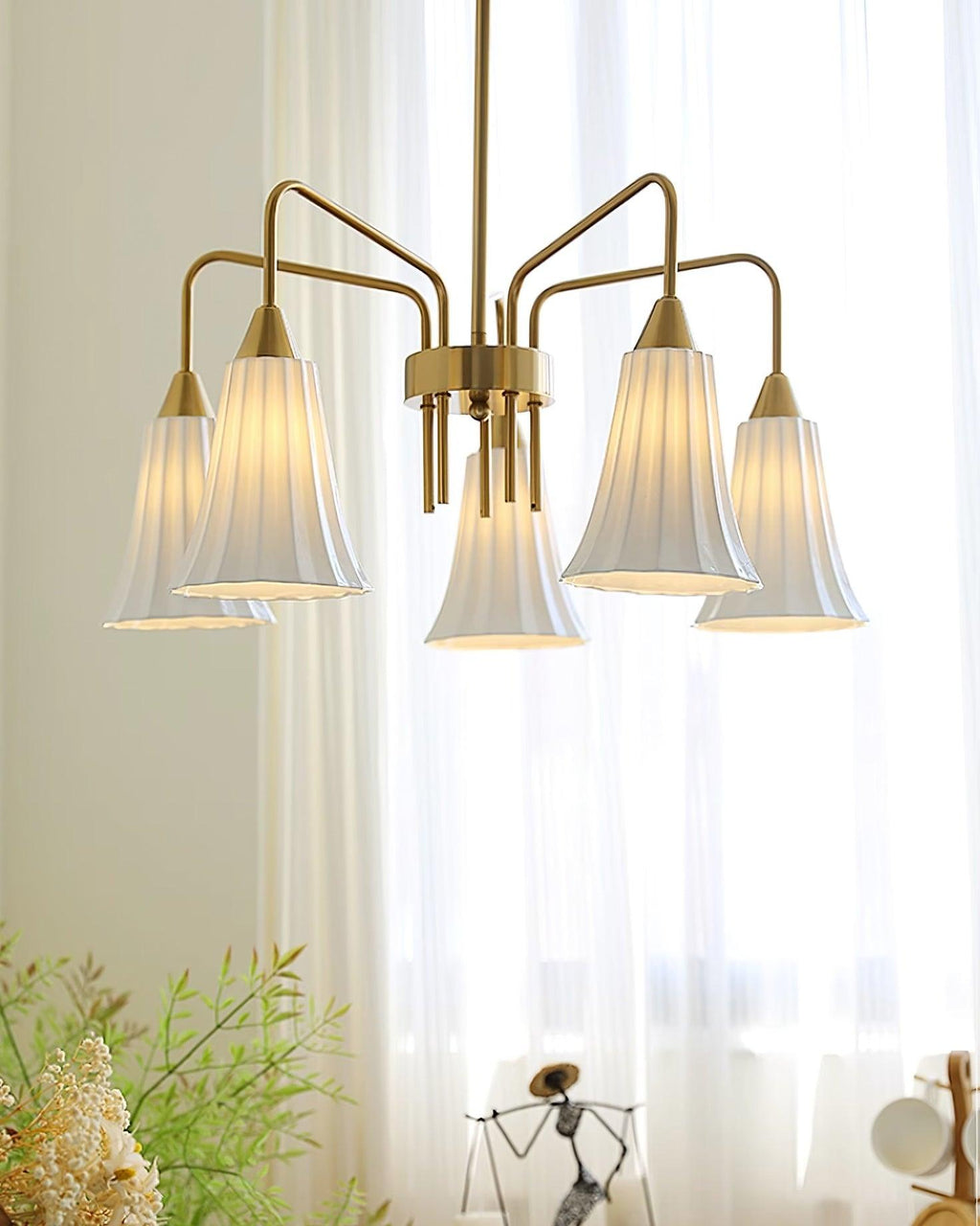Lenore Hans Metal Chandelier — product view 7