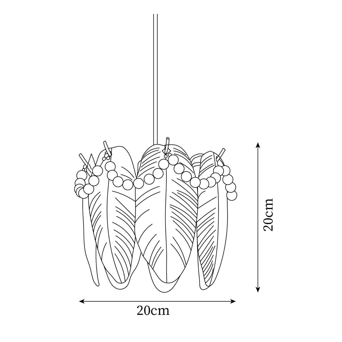 Corvella Glass Pendant Lamp — product view 6