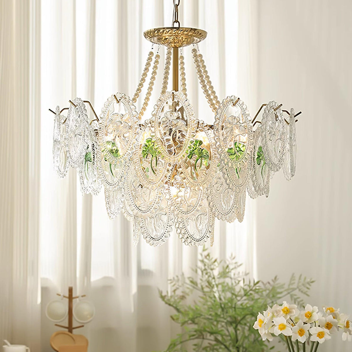 Varvara Glass Chandelier — product view 2