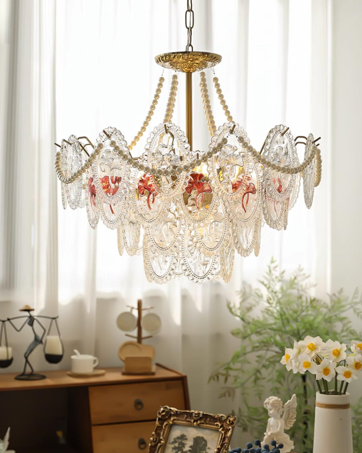Varvara Glass Chandelier — product view 4