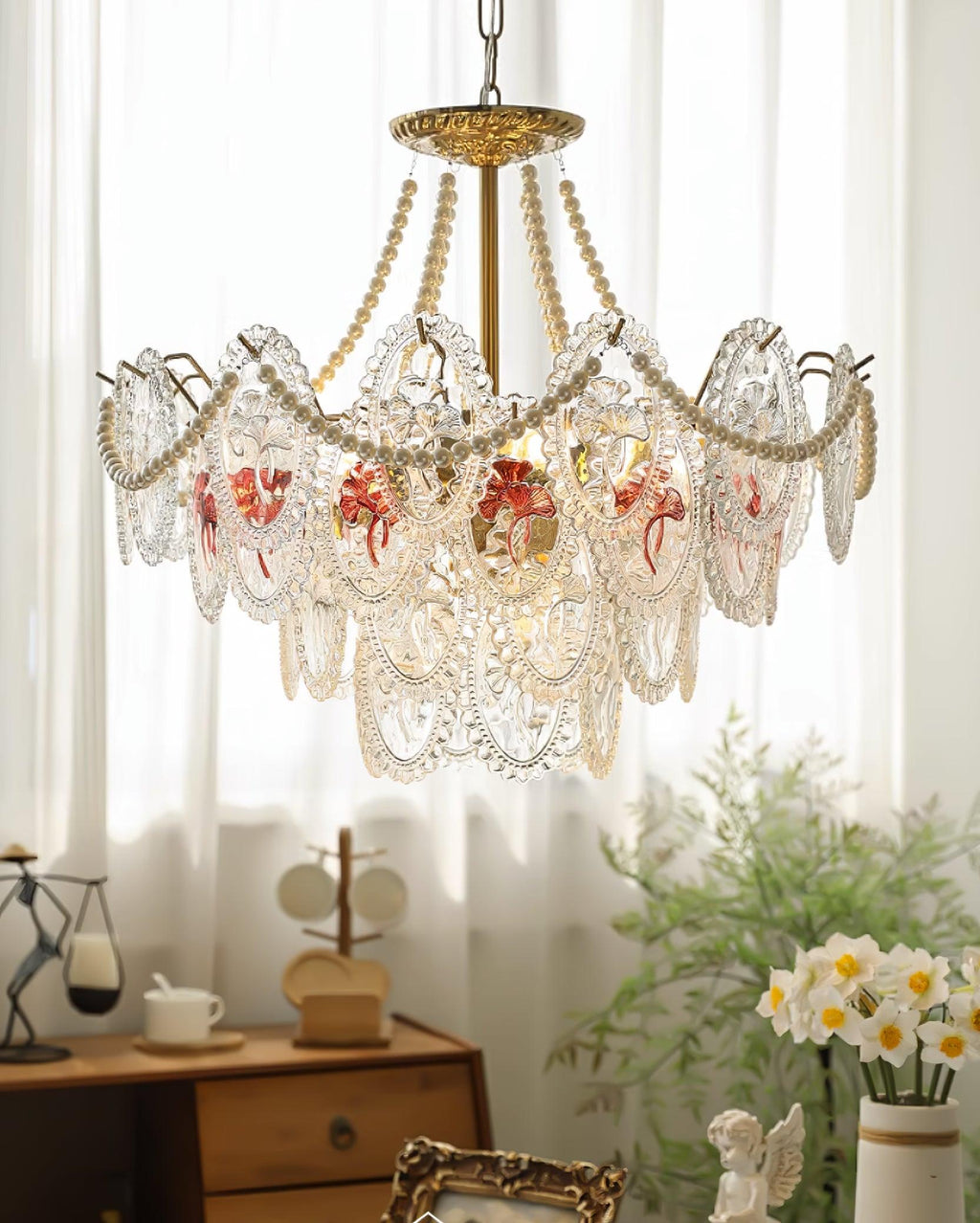Varvara Glass Chandelier — product view 9