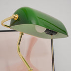 Vintage Bankers Glass Table Lamp — product view 33