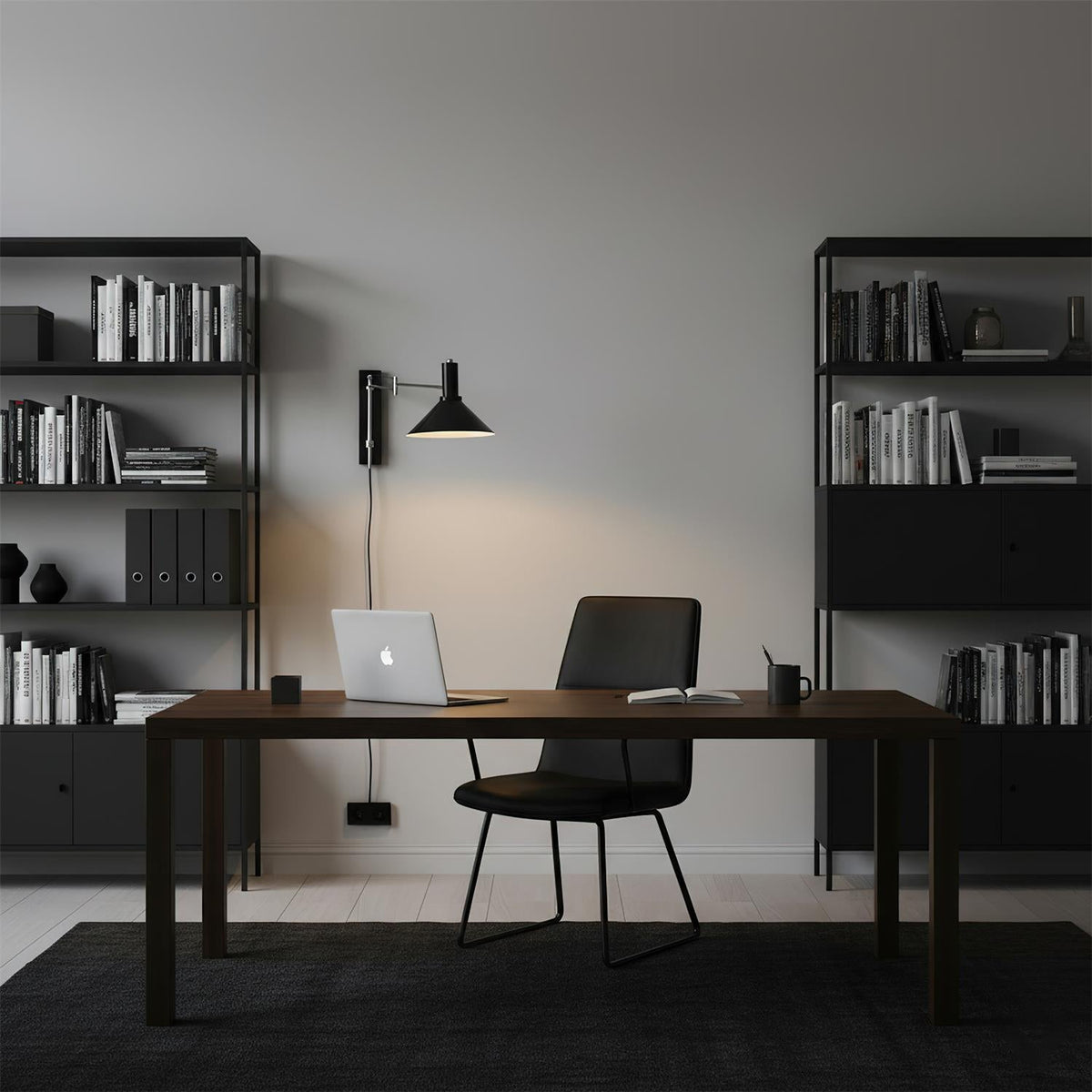Peak Plug In Metal Wall Lamp — product view 8