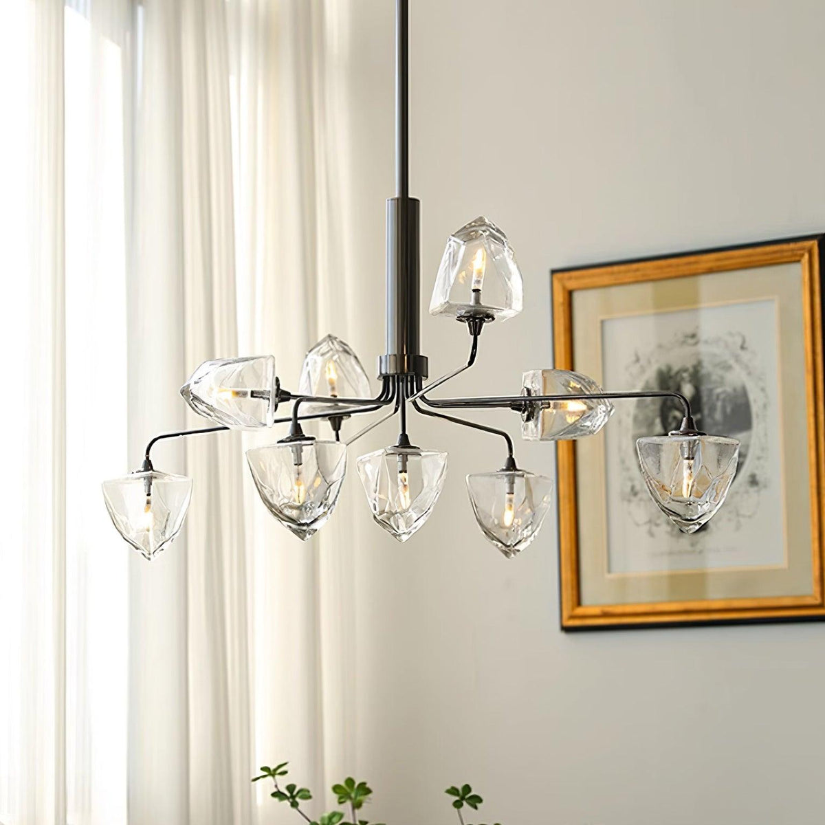 Zevin Glass Chandelier — product view 10