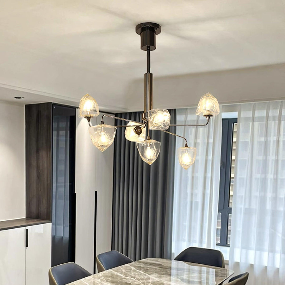 Zevin Glass Chandelier — product view 24